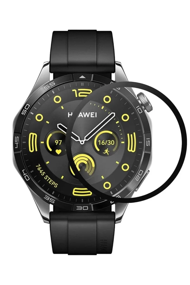 Huawei GT4 46mm 22mm Polymer Nano Ekran Koruyucu - Şeffaf