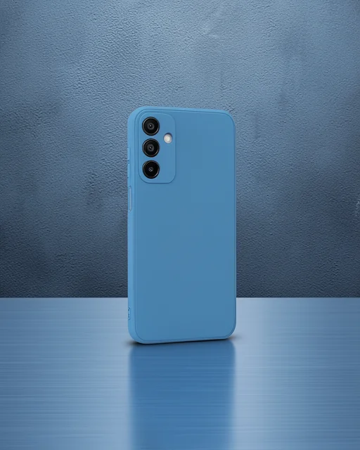 Samsung Galaxy A25 5g Kılıf First Silikon - Mavi