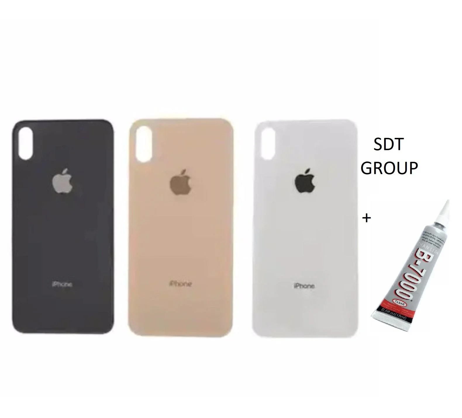 iPhone XS Arka Batarya Pil Kapağı GOLD (B7000 15 M görsel 3