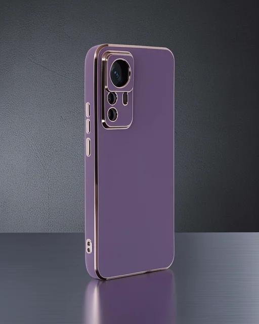 Xiaomi Mi 12t Pro Kılıf Volet Silikon - Mor