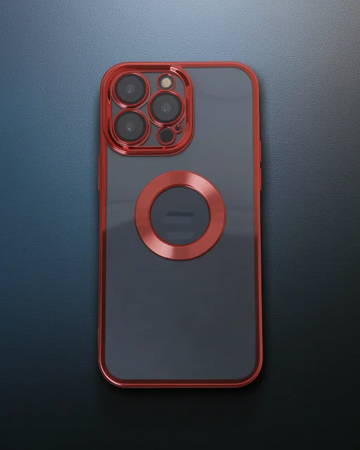 Apple İphone 14 Pro Kılıf Slot Silikon - Kırmızı