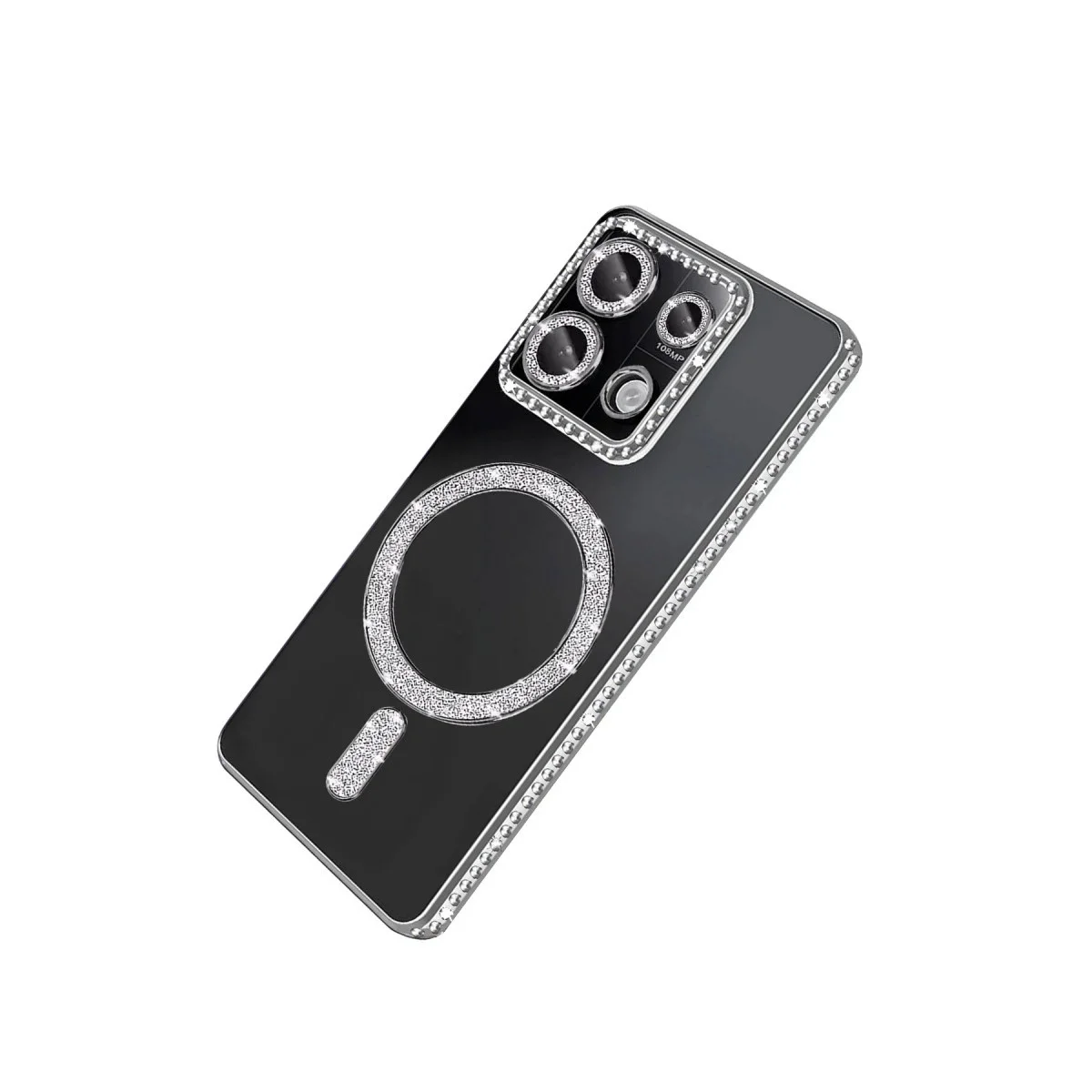 Xiao Red 13c Joke Simli Magneticsafe Kılıf - Gümüş görsel 2