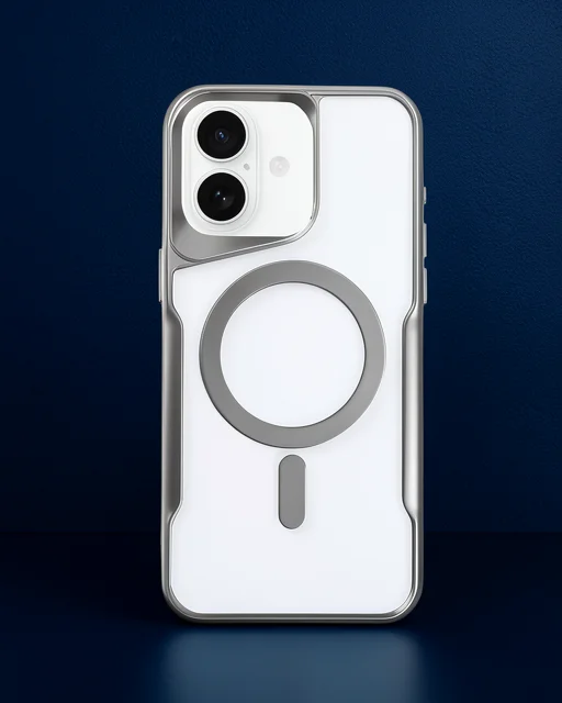 Apple İphone 16 Kılıf Boyi Magsafe Silikon Kapak - Titan Gri