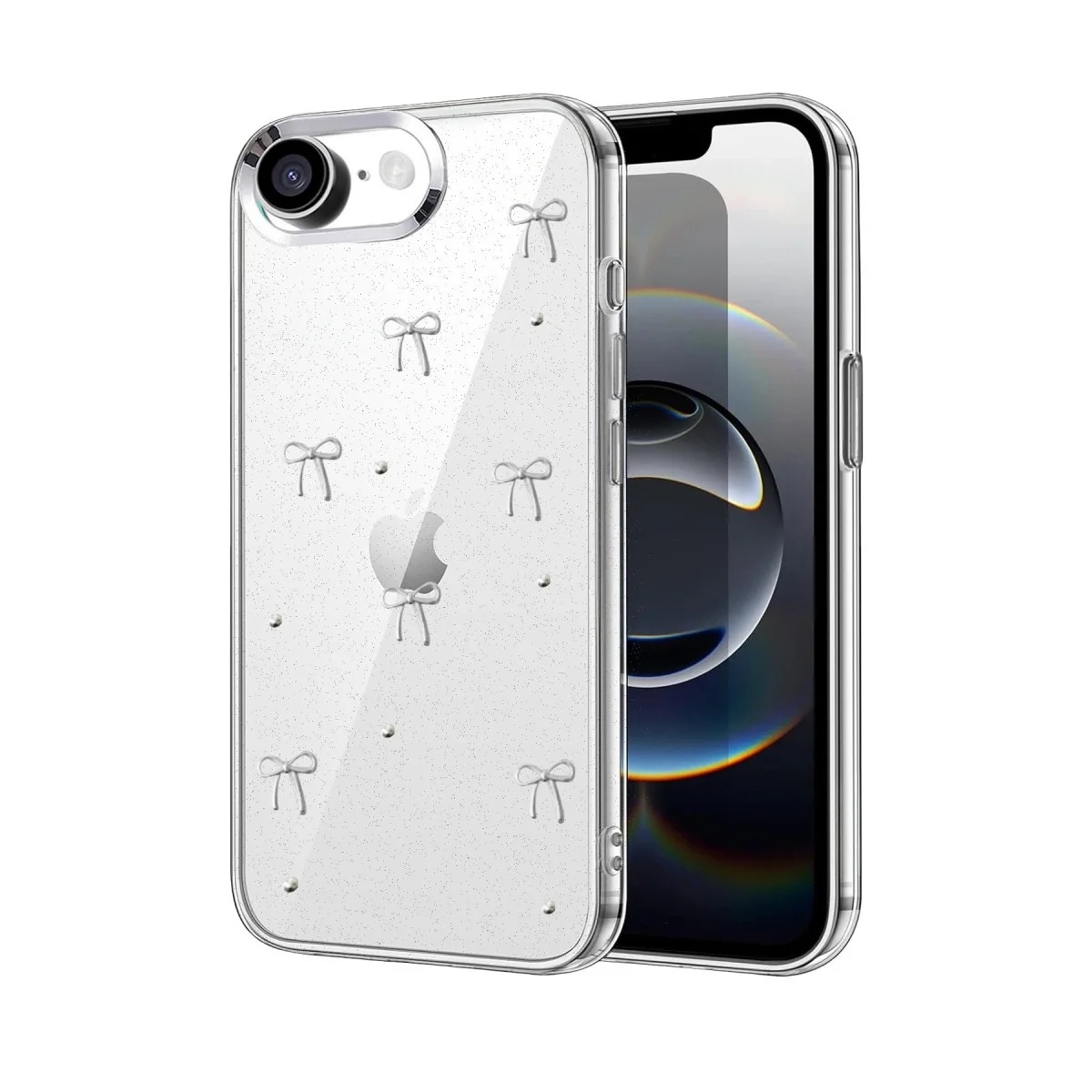 Apple İphone 16e Fiyonk Desenli Kapak - Desen 1