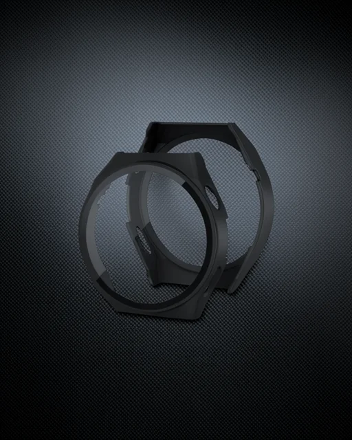 Huawei Watch Gt3 42mm Dota Camlı Kasa Ekran Koruyucu - Siyah