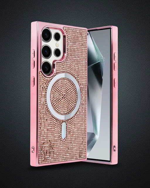 Joko Samsung Galaxy S23 Ultra Helen Magsafe Kapak - Pembe