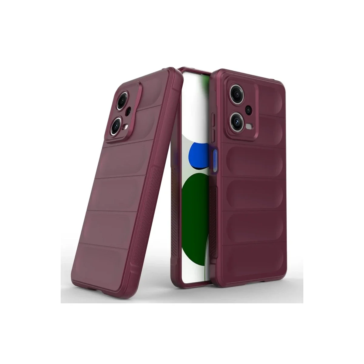 Xiaomi Poco X5 5G Kılıf Optimum Silikon - Bordo görsel 2