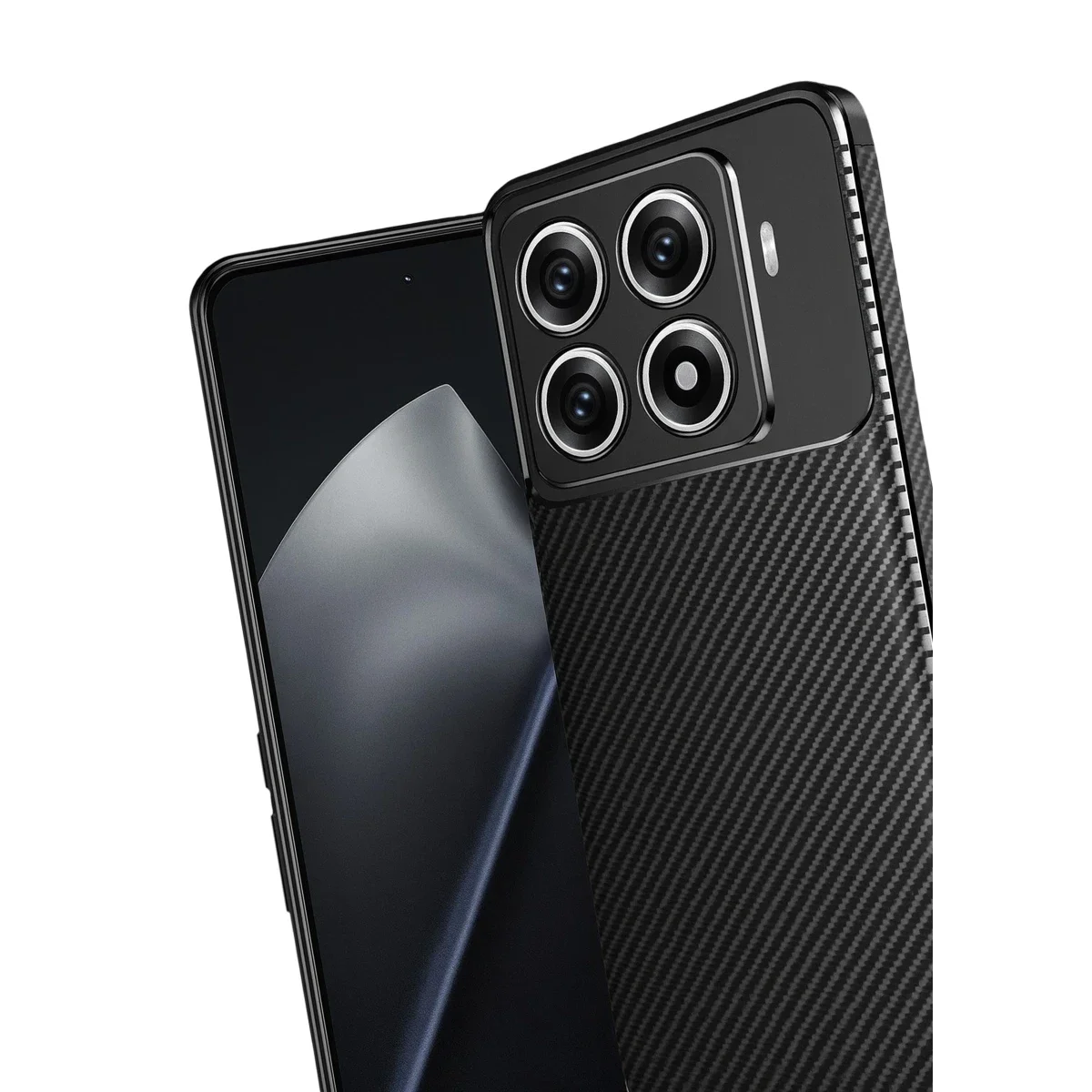 Xiaomi Mi 15T Pro Auto Focus Karbon Kapak - Siyah görsel 3