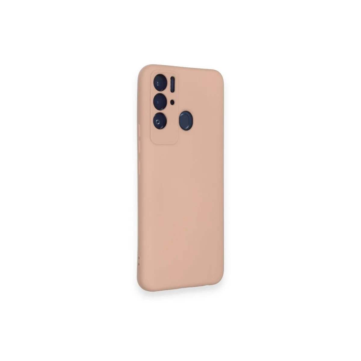 Tecno Pova Neo Kılıf Nano İçi Kadife Silikon - Pudra görsel 2