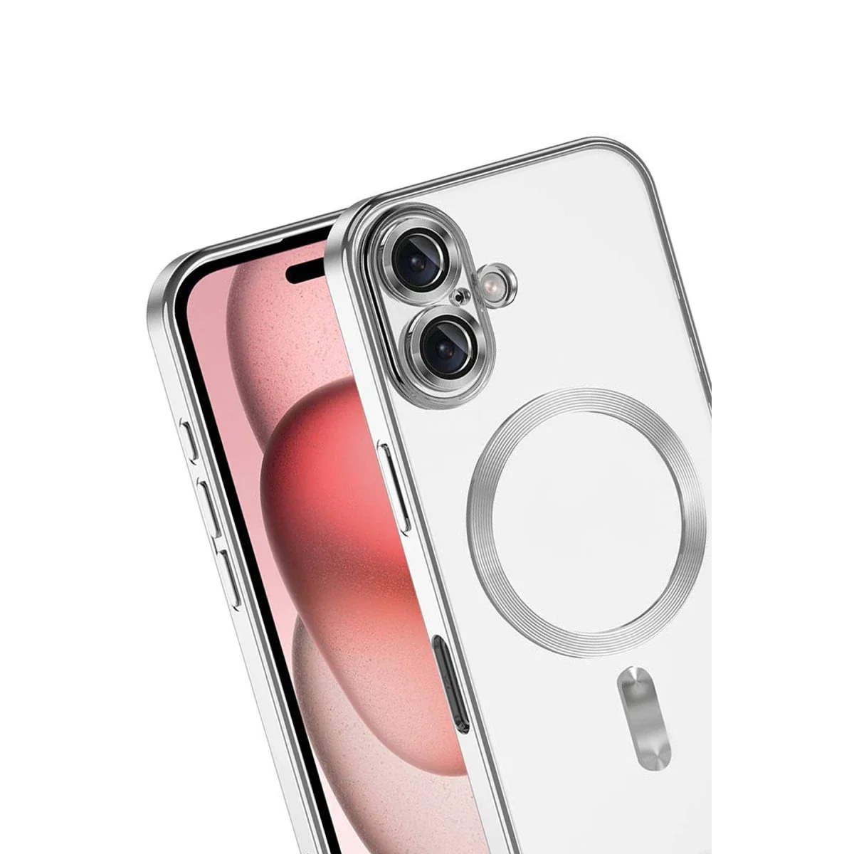 Apple iPhone 17 Kross Magneticsafe Kapak - Gümüş görsel 3