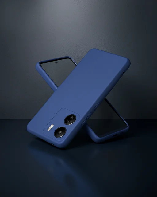Xiaomi Redmi 13c Kılıf First Silikon - Lacivert