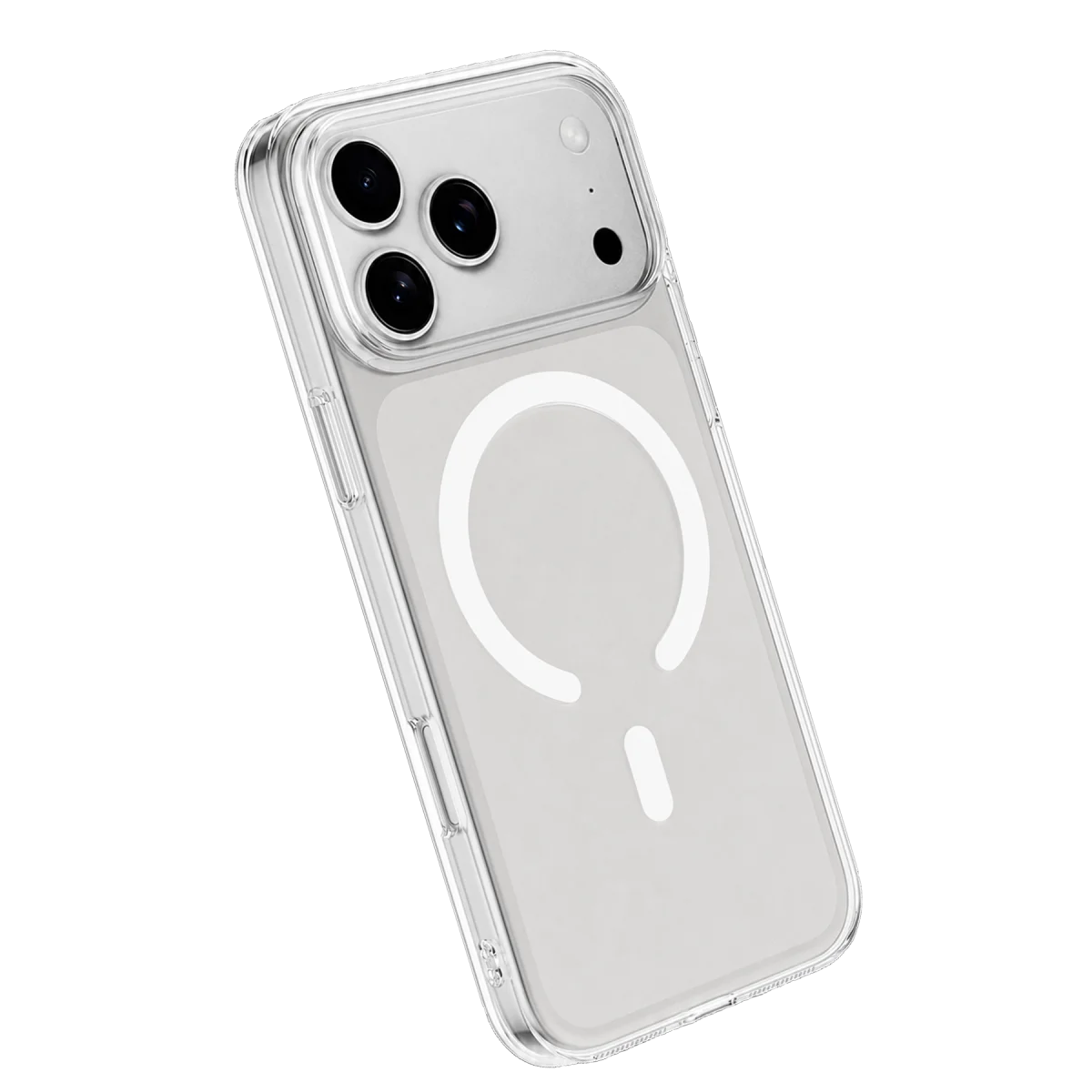 Apple iPhone 18 Pro Combo Sert Şeffaf Magsafe Kapak - Şeffaf görsel 2