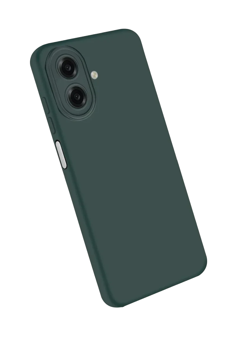 Samsung Galaxy A07 4G First Silikon - Koyu Yeşil görsel 2