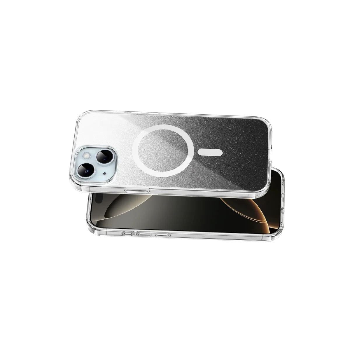 Onegif Apple iPhone 15 Sora Simli Magsafe Kapak - Siyah görsel 3
