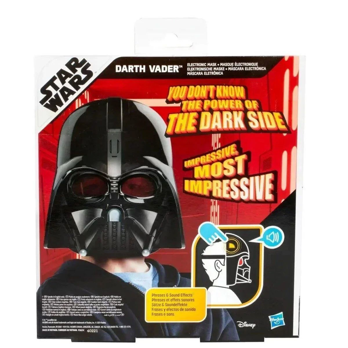 F9498 Star Wars Darth Vader Elektronik Maske görsel 6