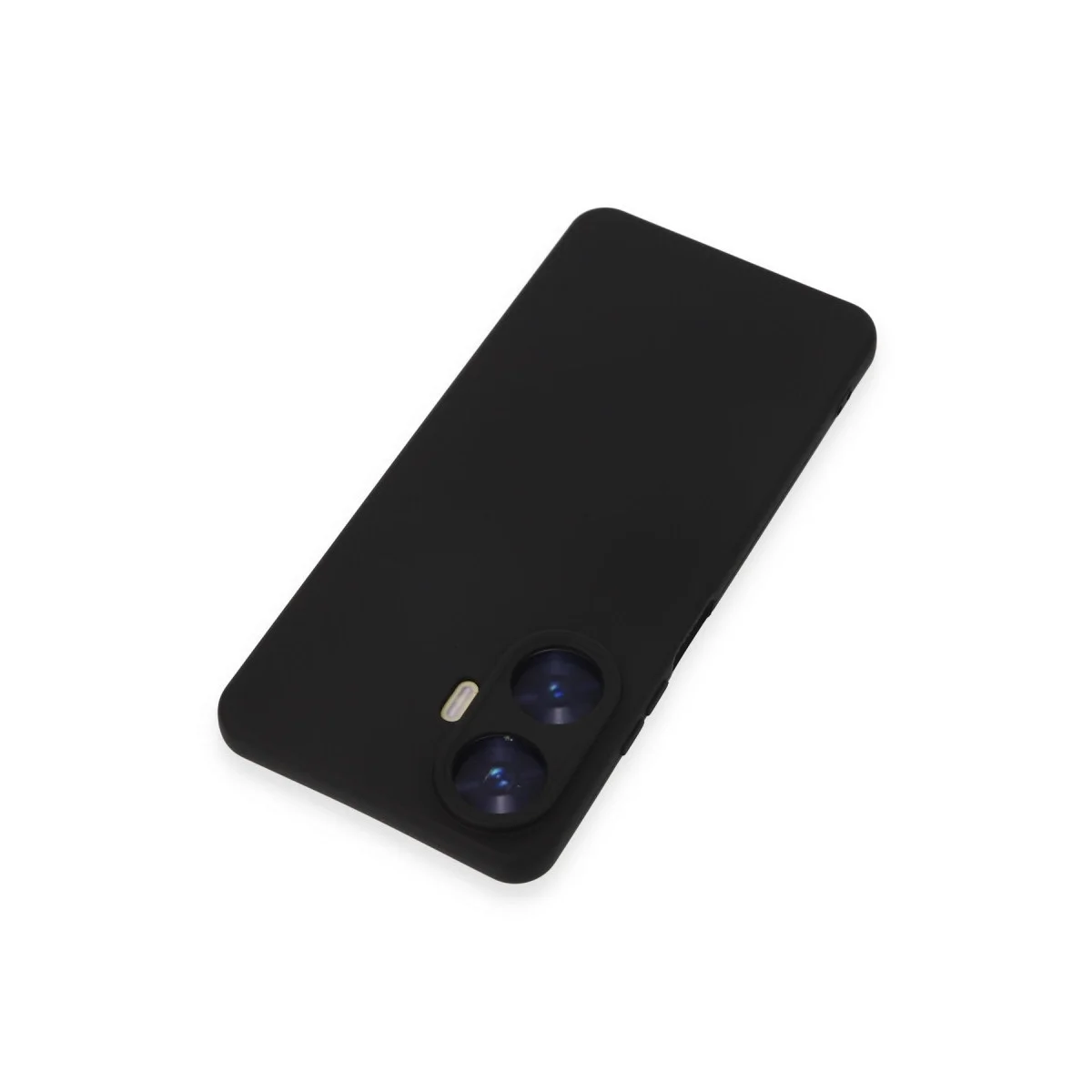 Realme C55 Kılıf Nano İçi Kadife Silikon - Siyah görsel 4