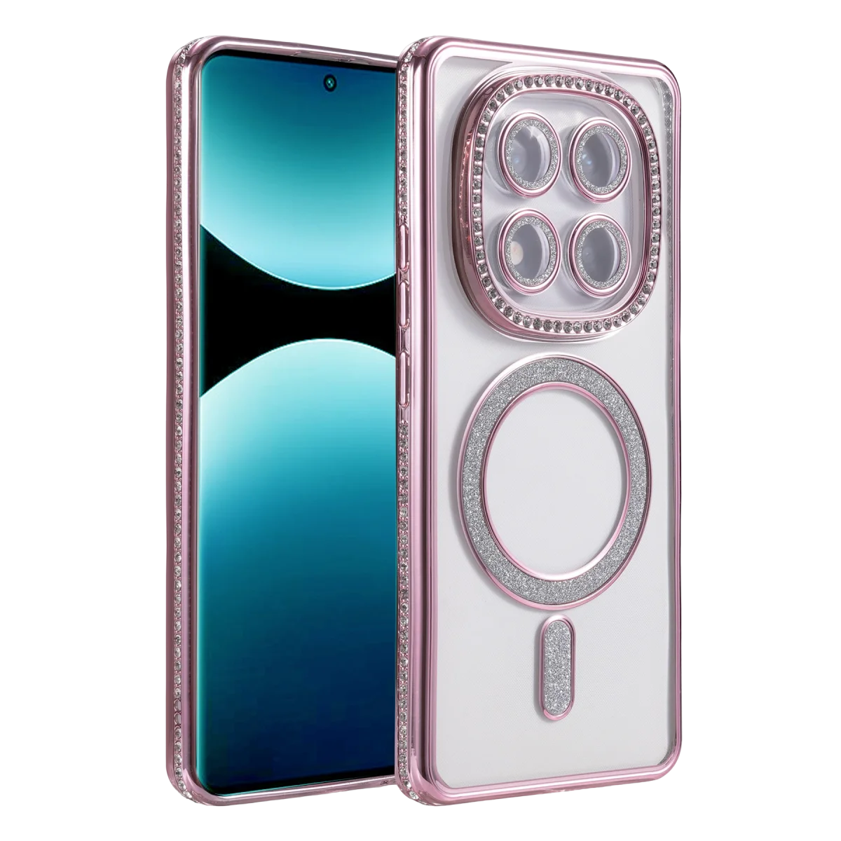 Xiaomi Redmi Note 15 Pro Plus 5G Joke Simli Magneticsafe Kılıf - Pembe