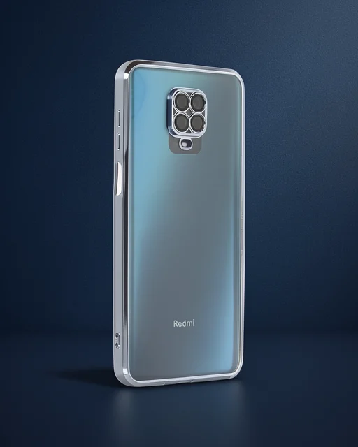 Xiaomi Redmi Note 9 Pro Kılıf Razer Lensli Silikon - Açık Mavi
