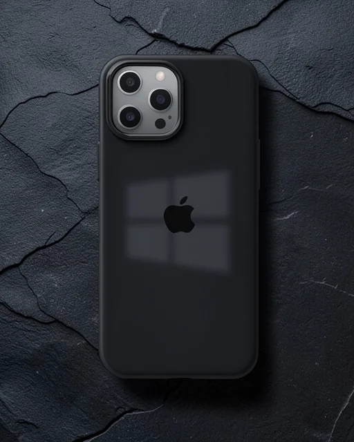 Apple İphone 12 Pro Max Kılıf Element Silikon - Siyah