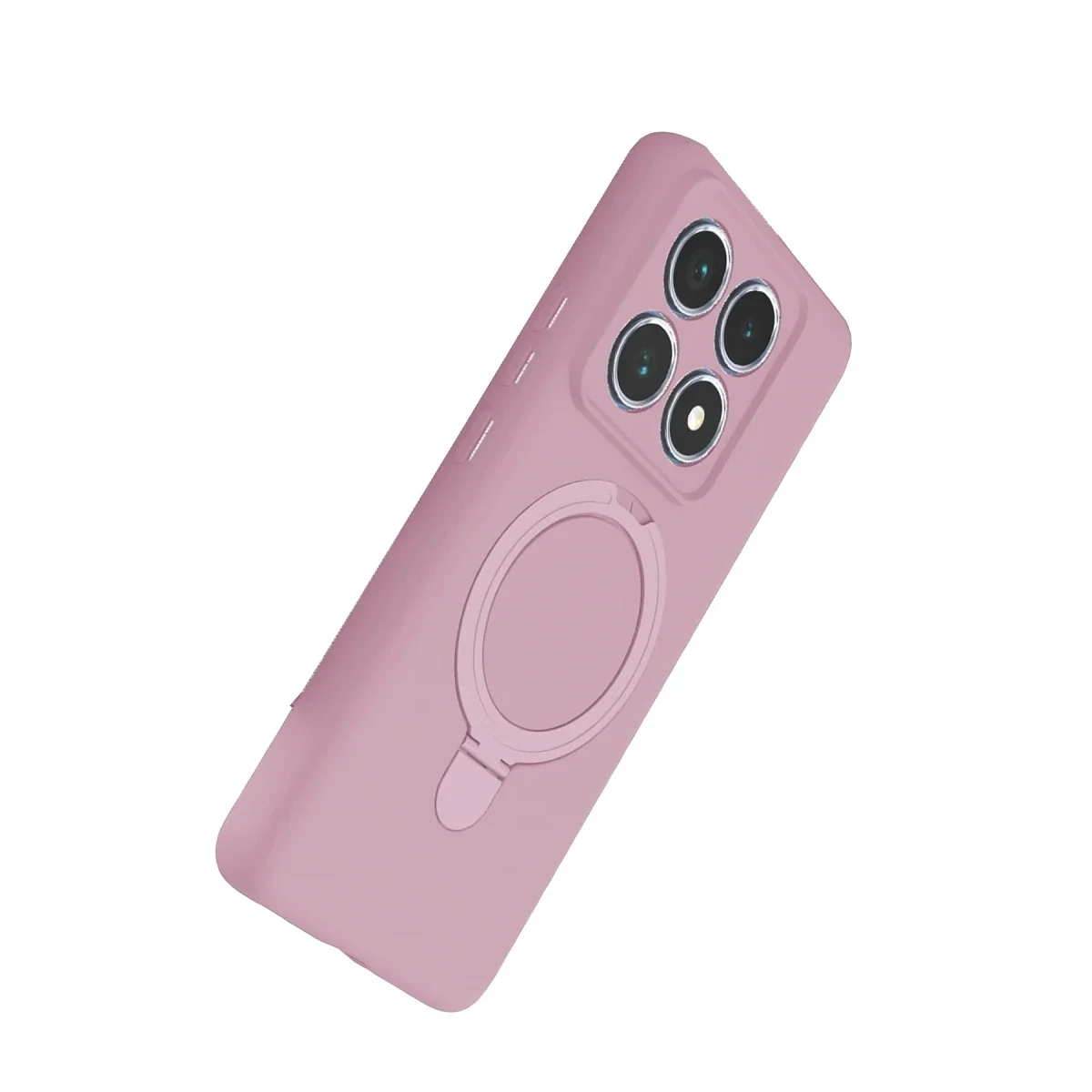 Xiaomi Mi 14T Pro Regal Magsafe Standlı Kapak - Açık Pembe görsel 3