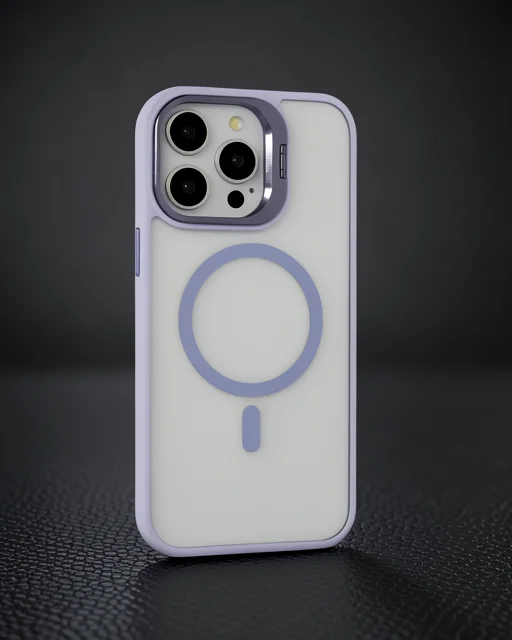 Joko Apple İphone 15 Pro Max Kılıf Roblox Lens Magsafe Standlı Kapak - Lila
