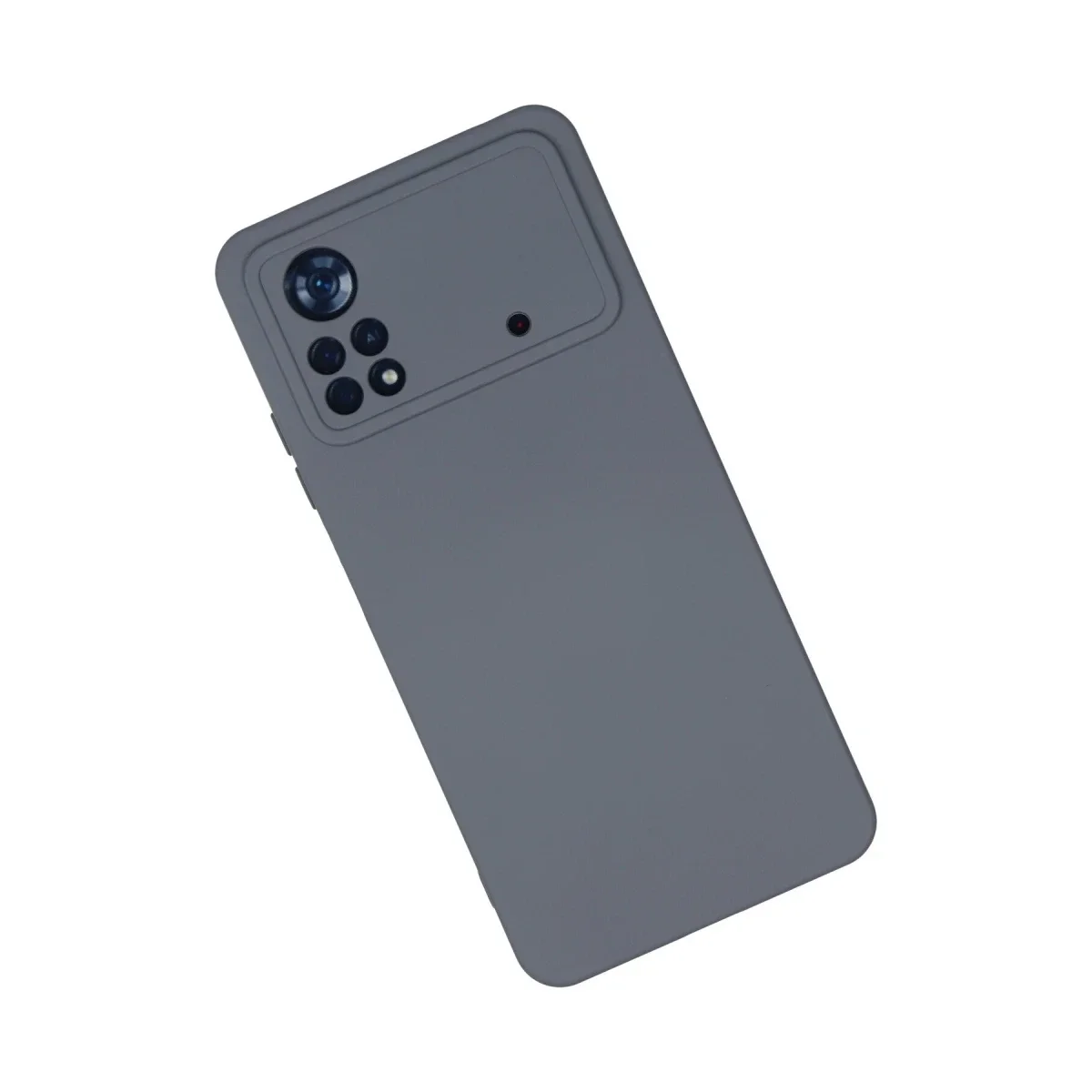 Xiaomi Poco X4 Pro 5G Kılıf Nano içi Kadife Silikon - Gri görsel 2