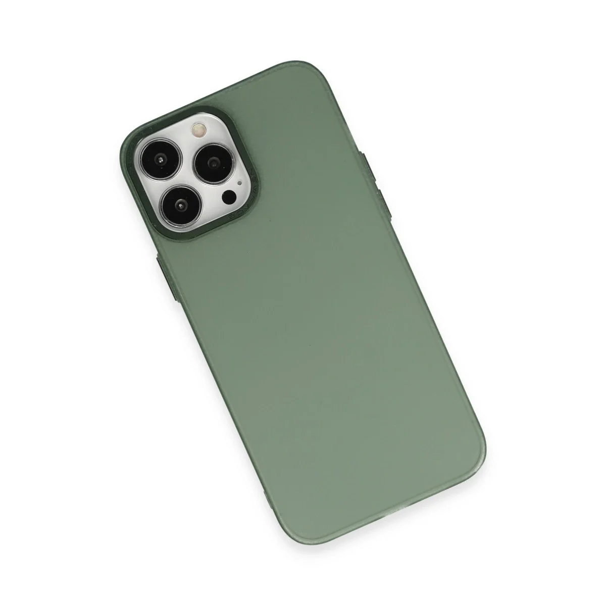 Apple İphone 14 Pro Max Kılıf Modos Metal Kapak - Koyu Yeşil görsel 3
