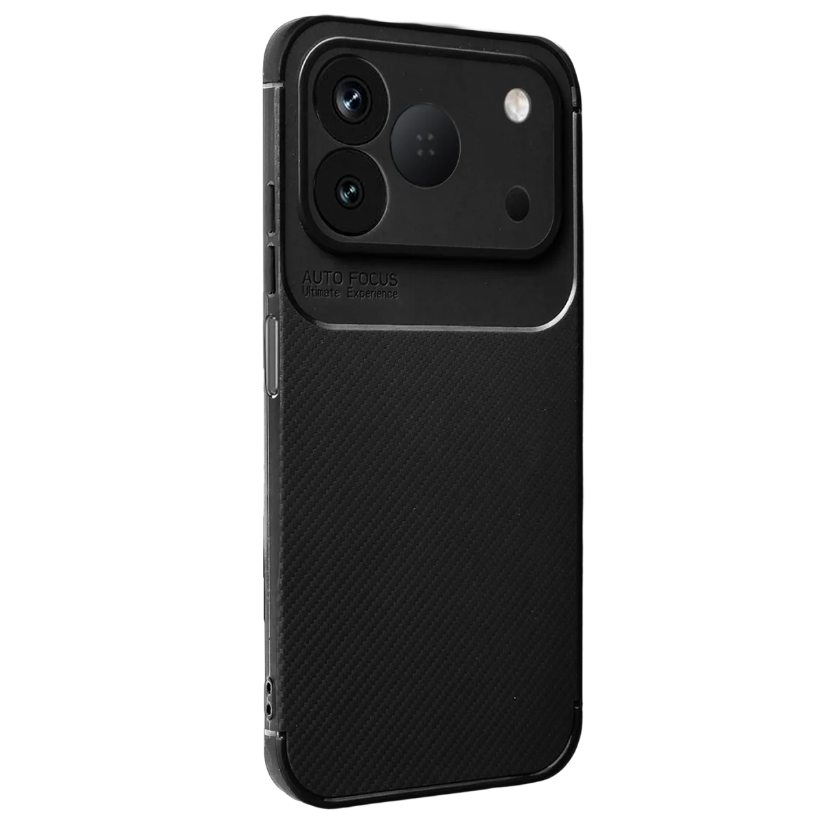 Tecno Spark 50 4G Auto Focus Karbon Kapak - Siyah