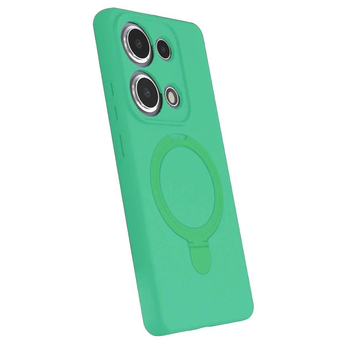 Xiaomi Redmi Note 13 Pro 4G Regal Magsafe Standlı Kapak - Yeşil görsel 3
