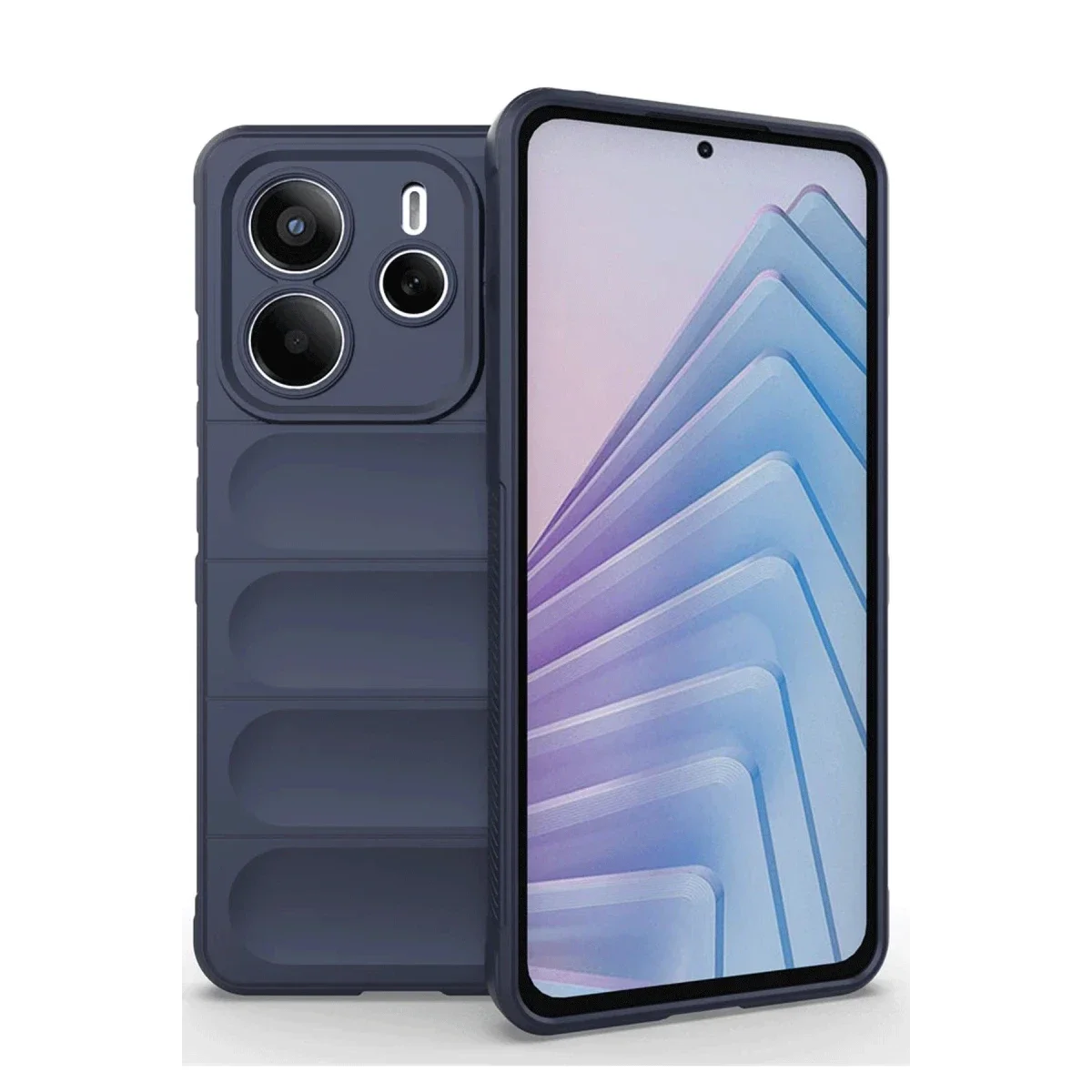 Xiaomi Redmi Note 14 4G Kılıf Optimum Silikon - Lacivert