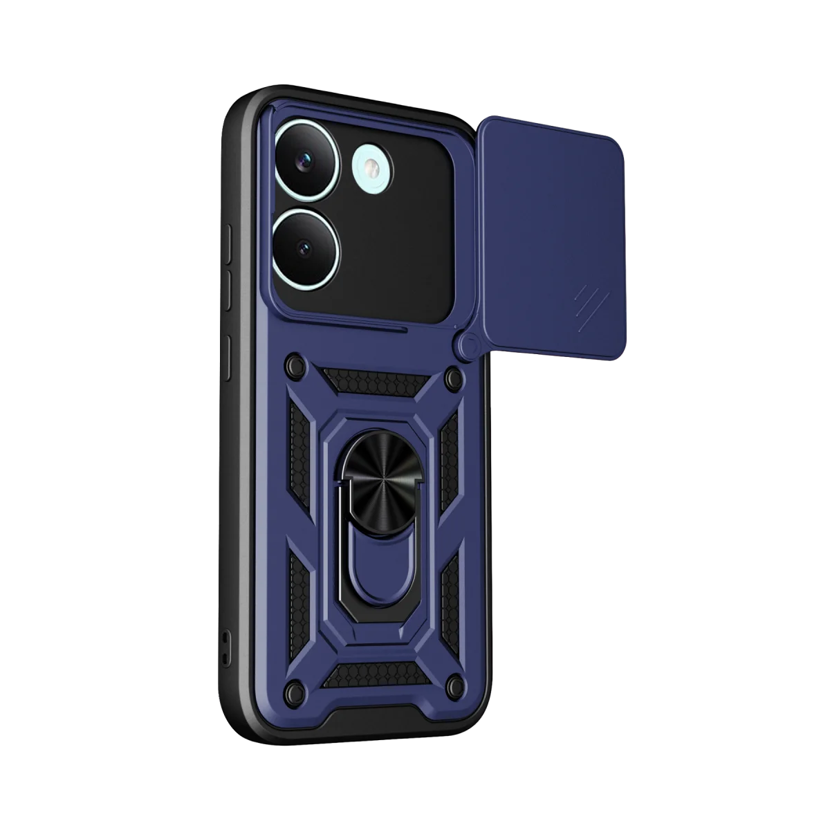 Xiaomi Poco X8 Pro Pars Lens Yüzüklü Silikon - Lacivert görsel 2