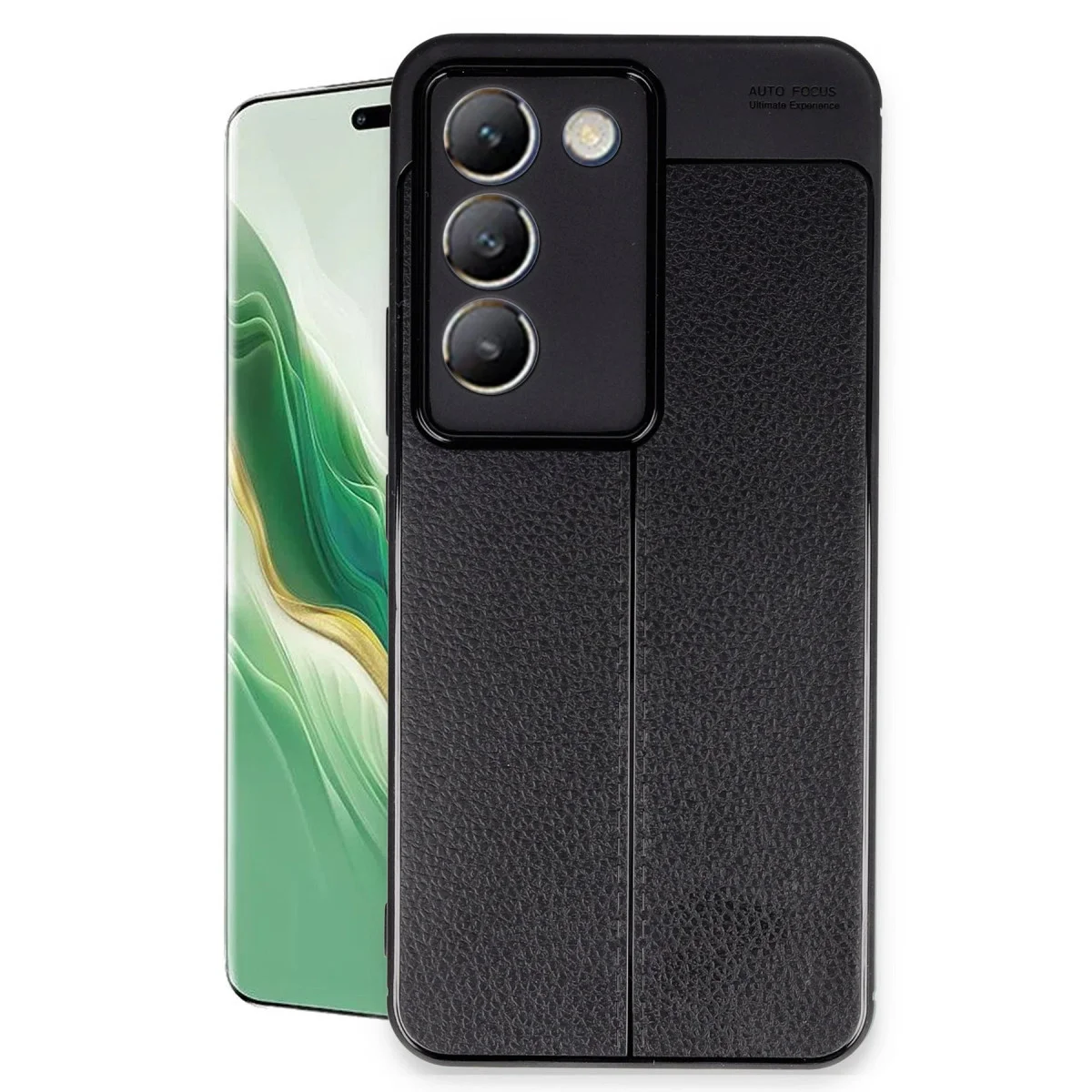 Vivo V30 Lite 4g Kılıf Auto Focus Kapak - Siyah
