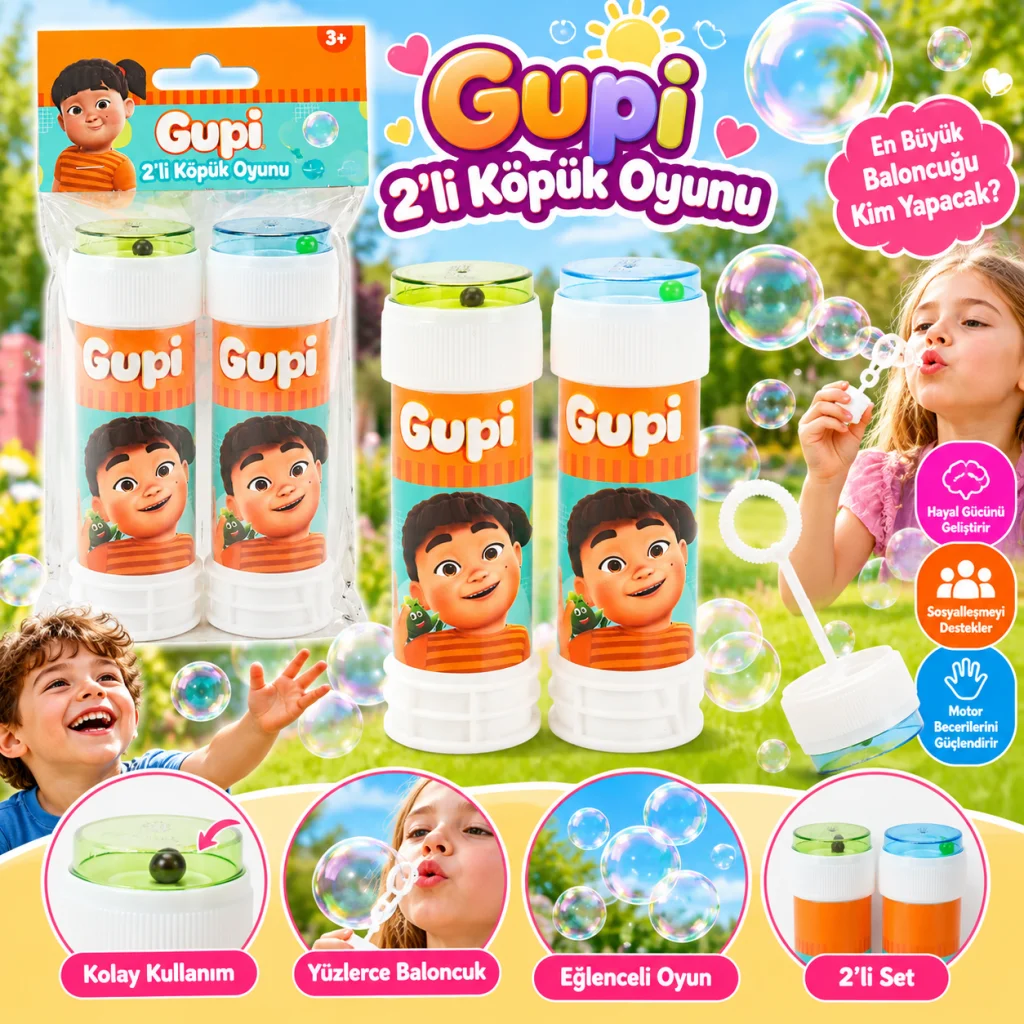 Gupi 2’li Köpük Oyunu görsel 2