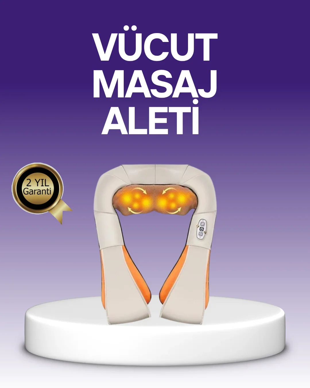 Ovmalı Boyun ve Sırt Masaj Cihazı