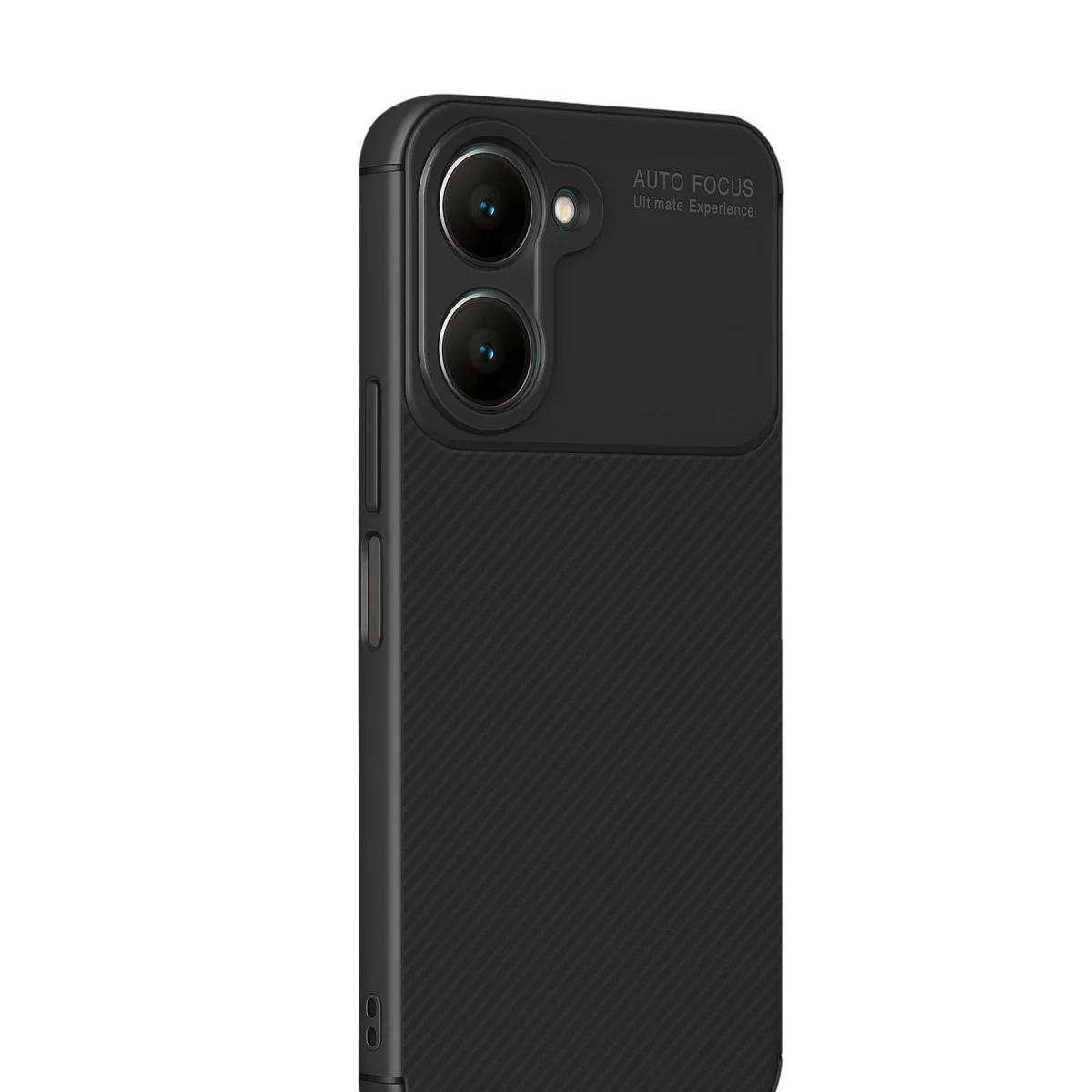 Vivo Y18 Kılıf Auto Focus Karbon Kapak - Siyah görsel 2