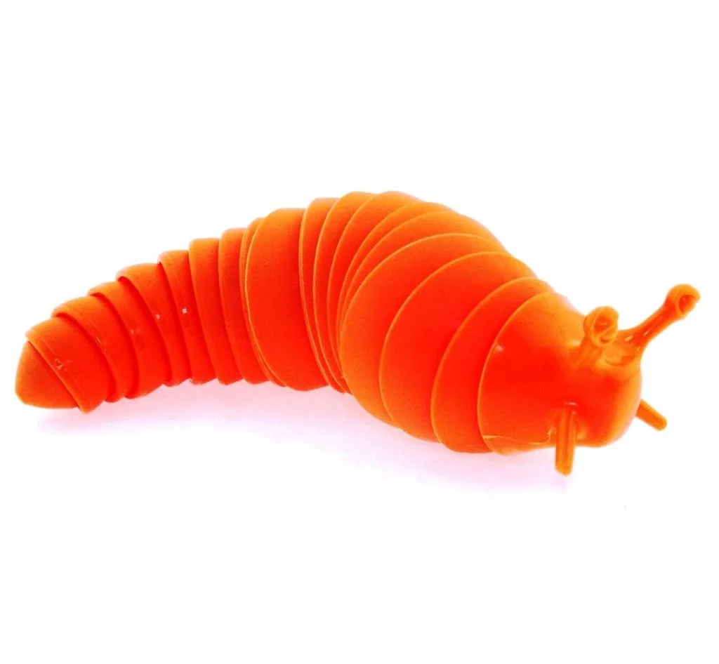 Kıvrılabilen Plastik Turuncu Salyangoz görsel 3