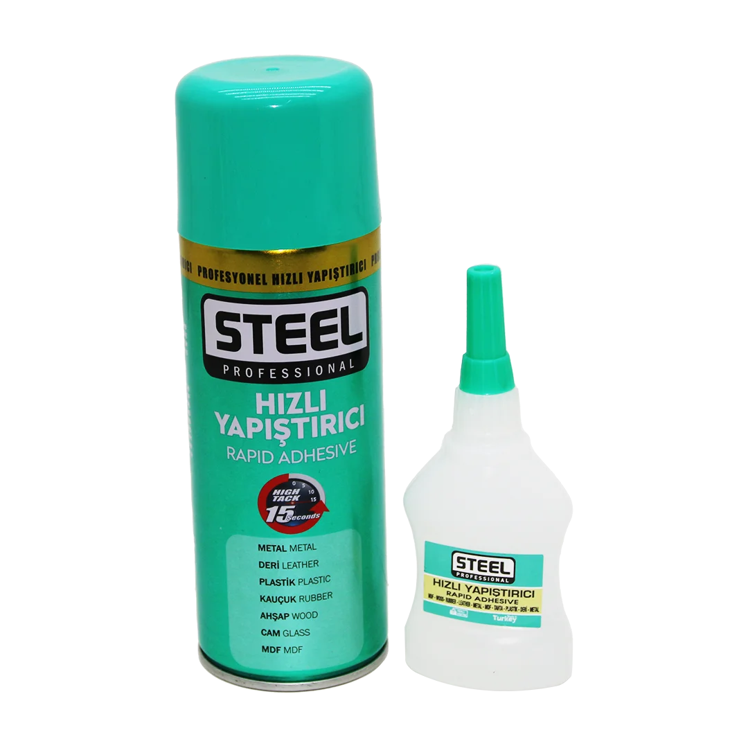 Steel 400ML+60GR Büyük Hızlı Yapıştırıcı