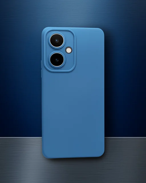 Vivo Y27 Kılıf Nano İçi Kadife Silikon - Mavi