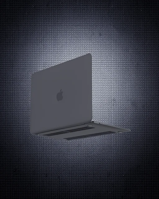 Apple Macbook Air 13.3 Macbook Buzlu Kapak - Füme