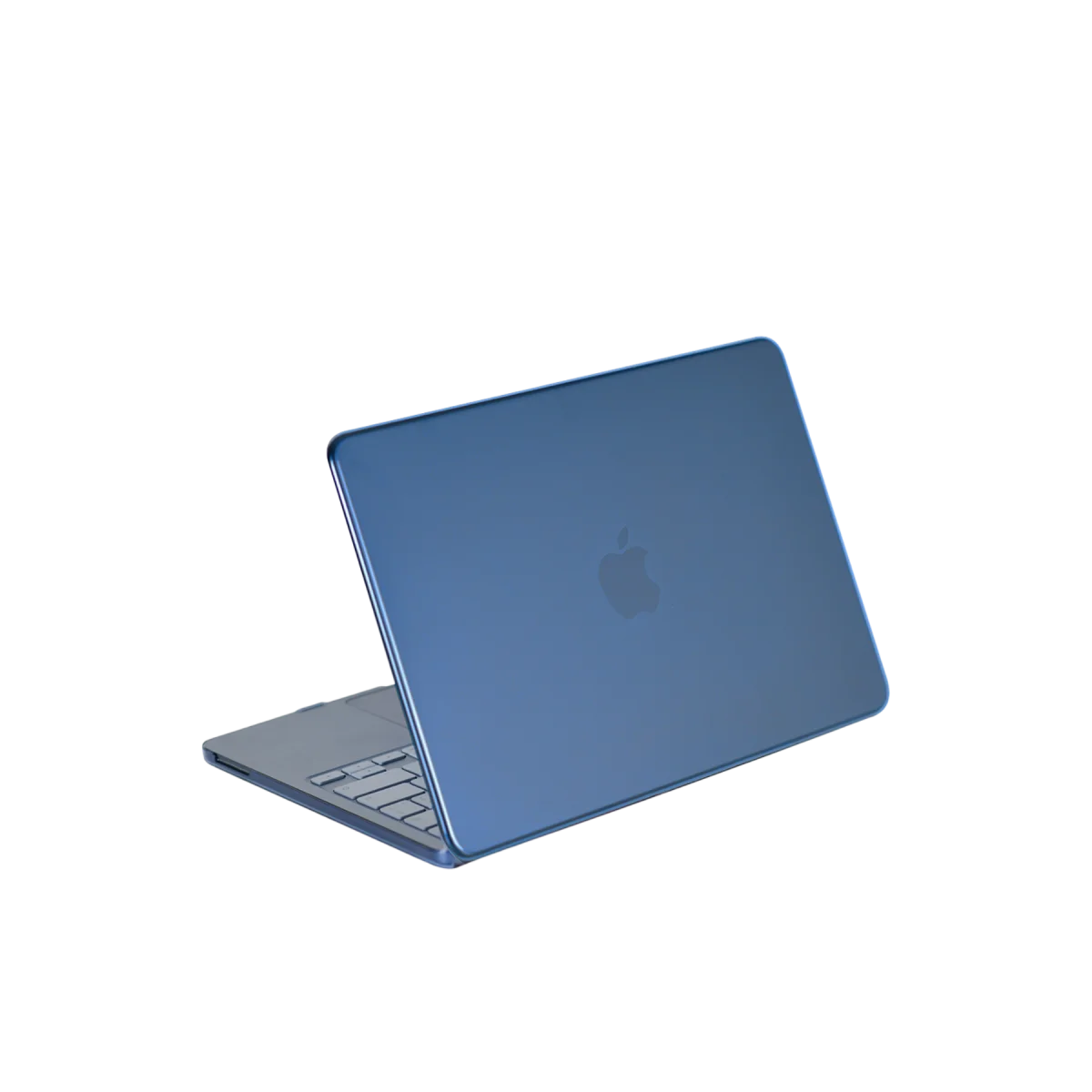 Apple MacBook Neo Şeffaf Macbook Kapak - Mavi