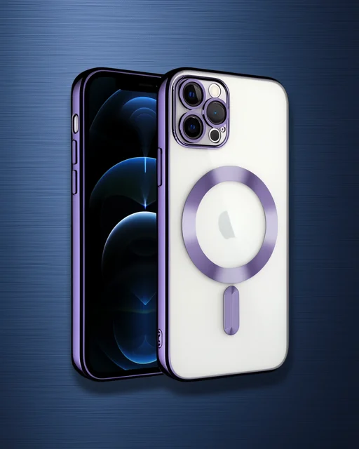 Apple İphone 13 Pro Kılıf Kross Magneticsafe Kapak - Mor
