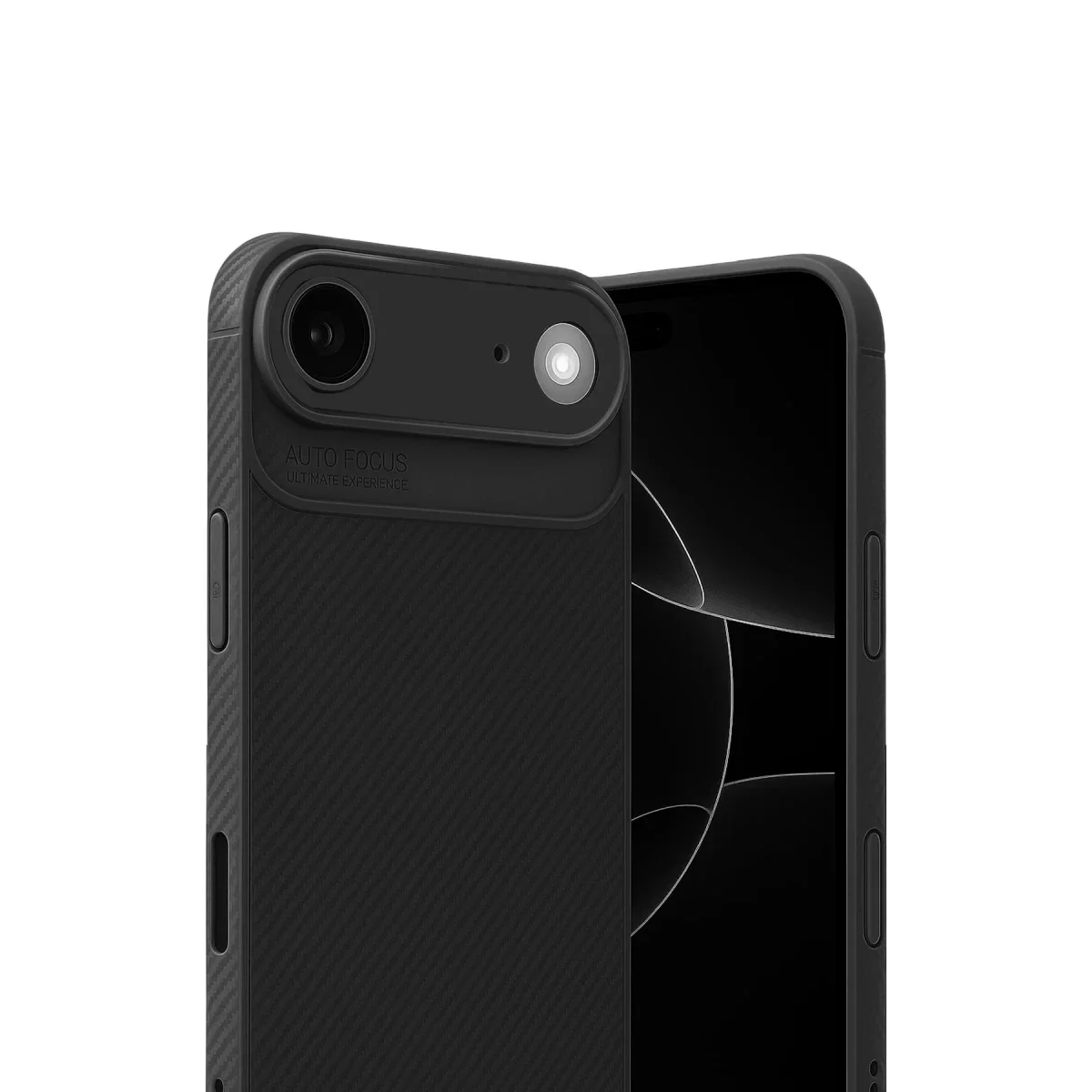 Apple iPhone 17 Air Auto Focus Karbon Kapak - Siyah görsel 2