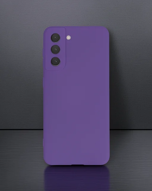 Samsung Galaxy S21 Kılıf Nano İçi Kadife Silikon - Mor