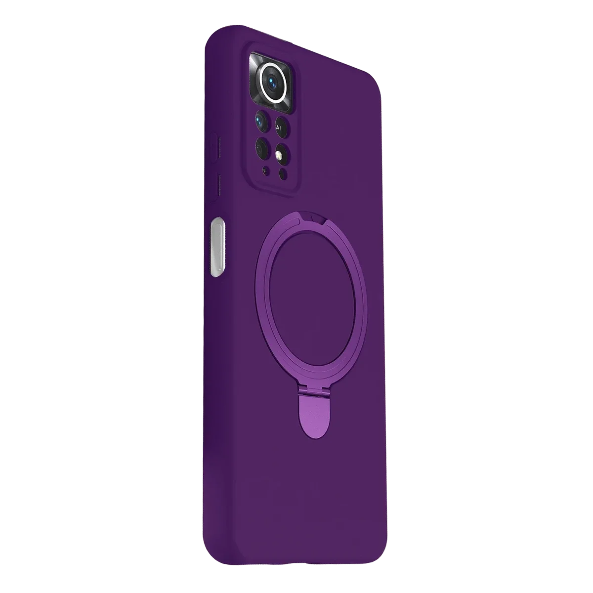 Xiaomi Redmi Note 12 Pro 4G Regal Magsafe Standlı Kapak - Derin Mor görsel 3