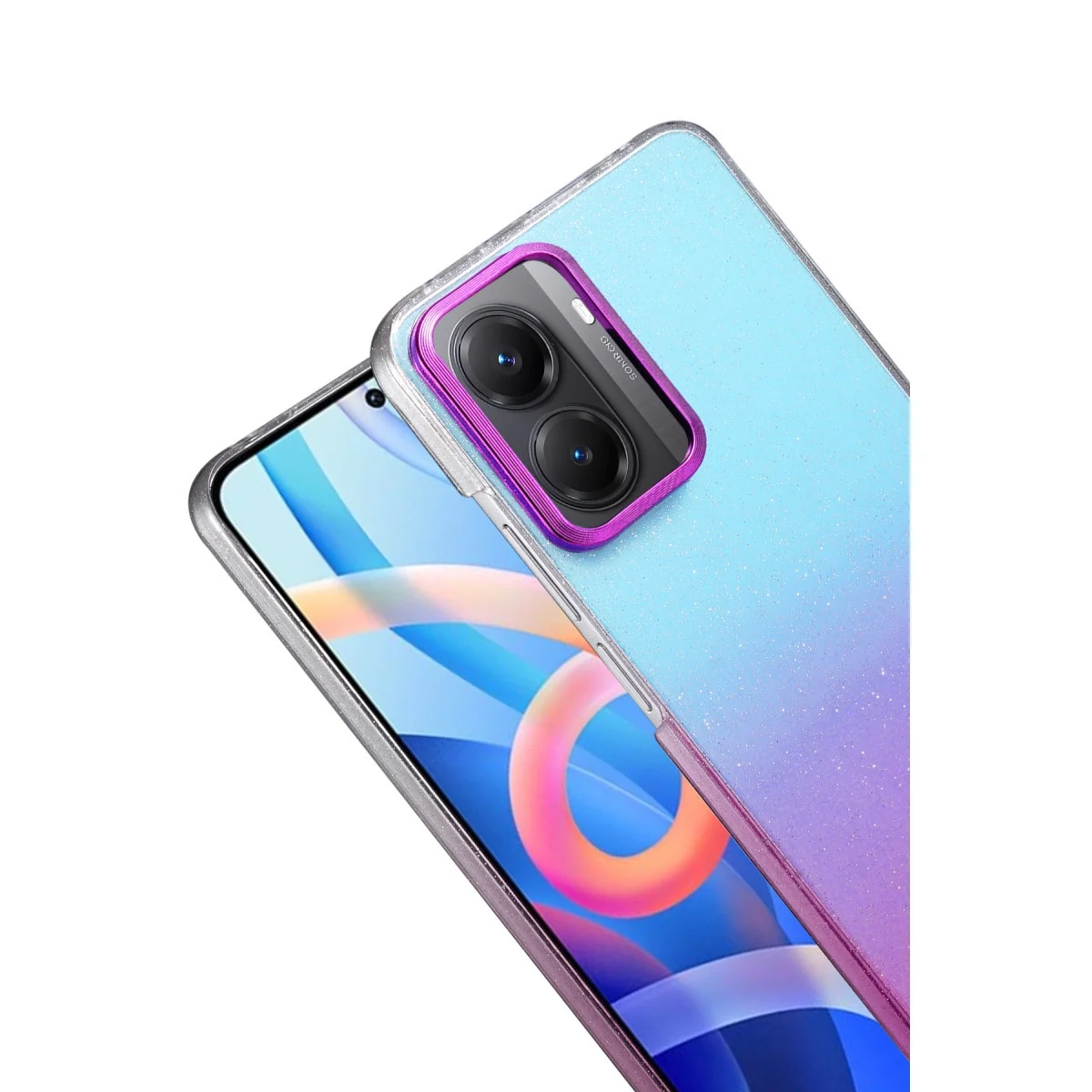 Xiao Poco X7 Pro Glossy Kapak - Mor görsel 3