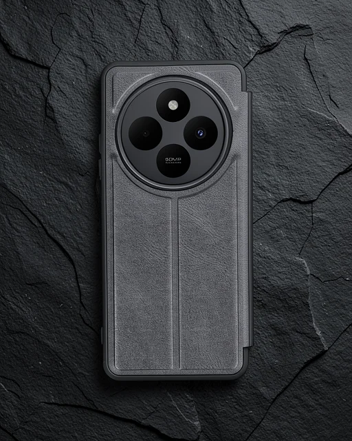 Xiaomi Redmi 14c Kılıf Flip Cover - Siyah