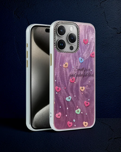Apple İphone 14 Pro Kılıf Blade Aynalı Desenli Kapak - Desen 8