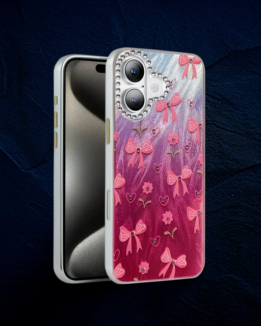 Apple İphone 16 Kılıf Blade Aynalı Desenli Kapak - Desen 3