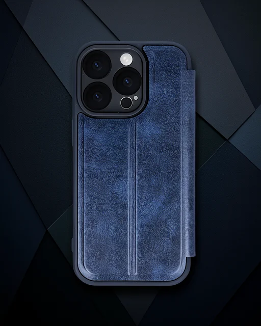 Apple İphone 16 Pro Max Kılıf Flip Cover - Lacivert