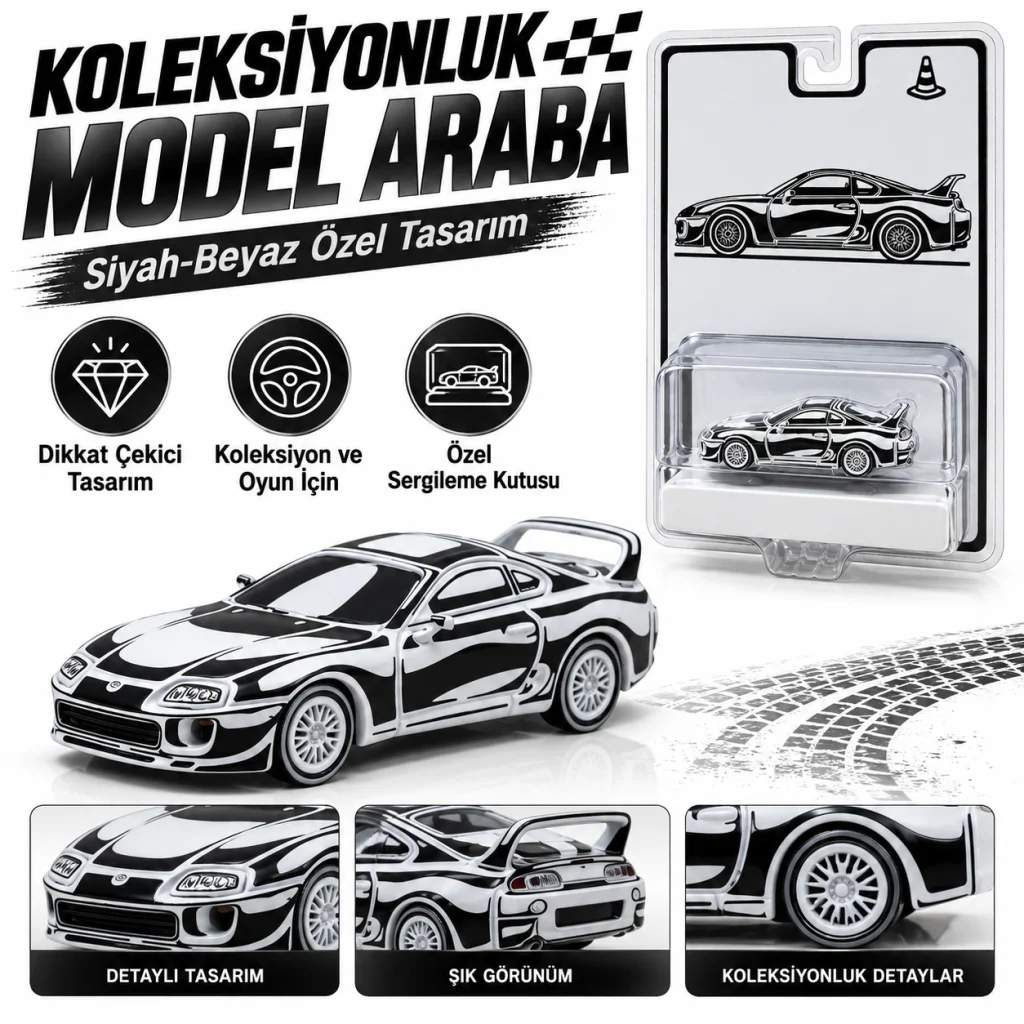 1/64 Toyota Supra Designed by Joshua Vides görsel 2